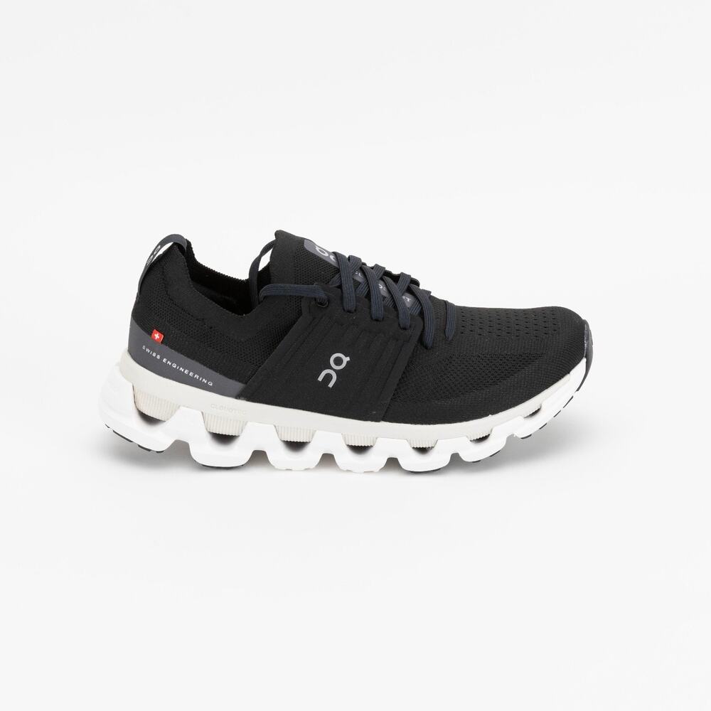 On Men Cloudswift 3 Lace Up Running Sneakers Black Size 7 US/ 40 EU